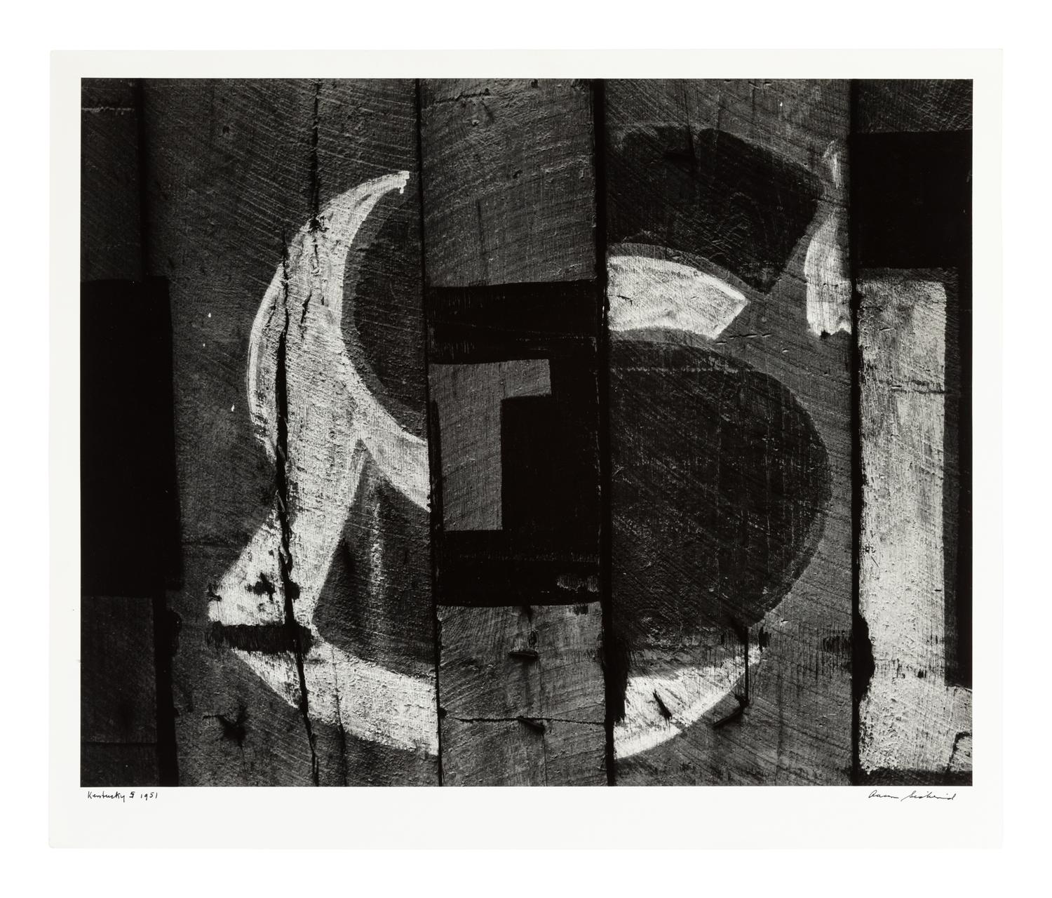 Aaron Siskind (1903-1991) Kentucky #5, 1951