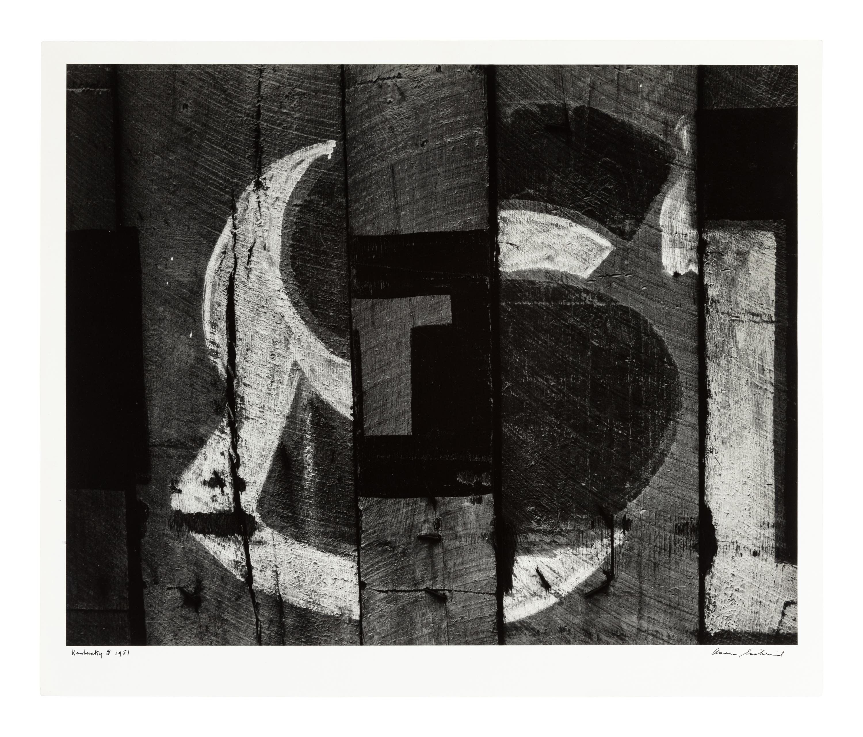 Aaron Siskind (1903-1991) Kentucky #5, 1951