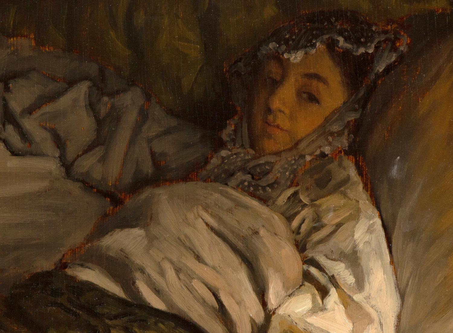 Portrait of the writer Ouida , c. 1870