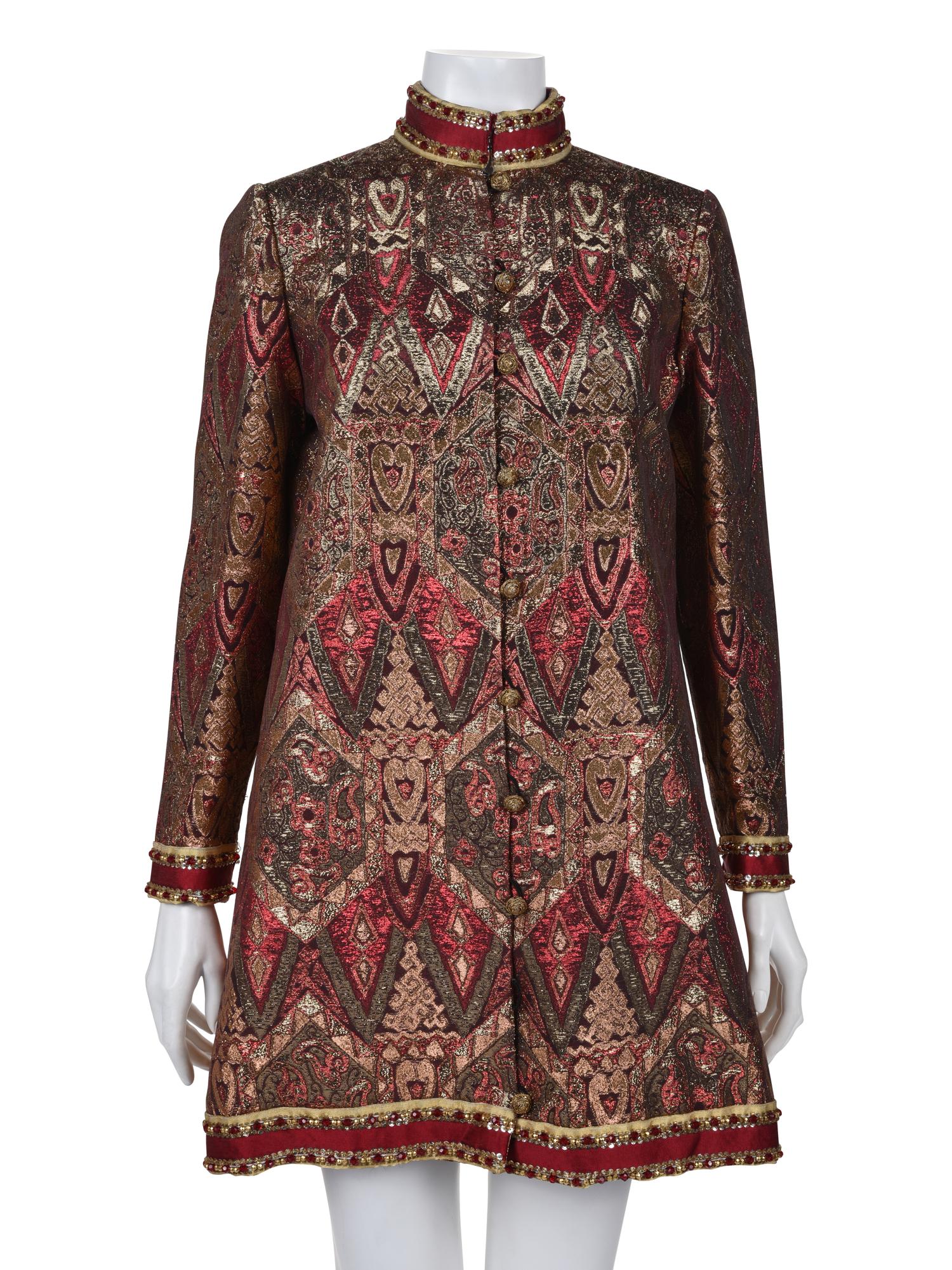 Two Designer Lamé Jackets: One Ungaro and One Teal Traina