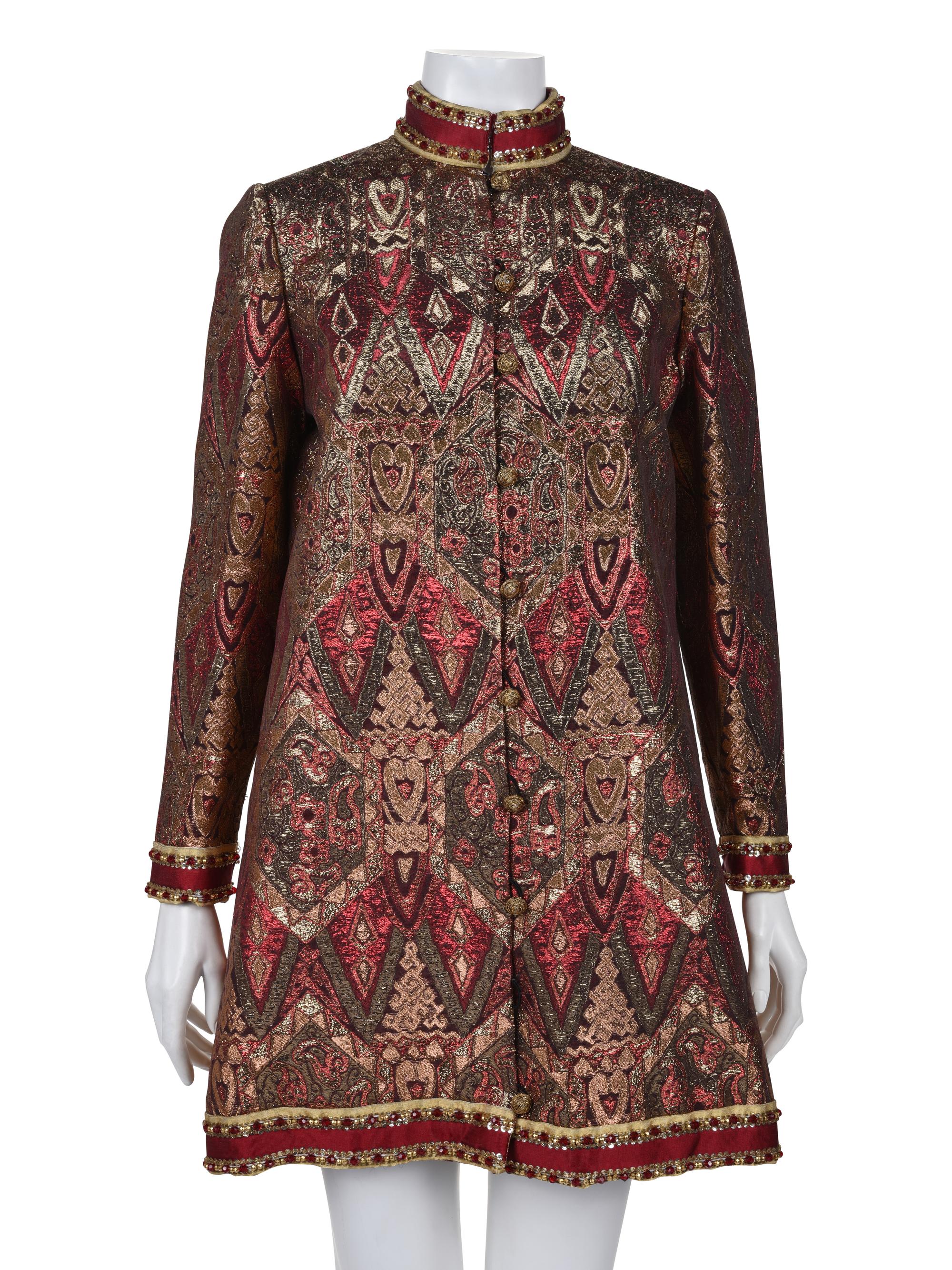 Two Designer Lamé Jackets: One Ungaro and One Teal Traina
