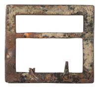 [CIVIL WAR]. Confederate enlisted man's frame buckle found at Fredericksburg, Virginia.