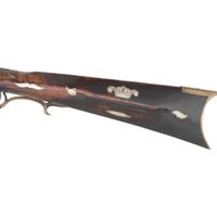 Full Stock Percussion Rifle Marked J Douglas