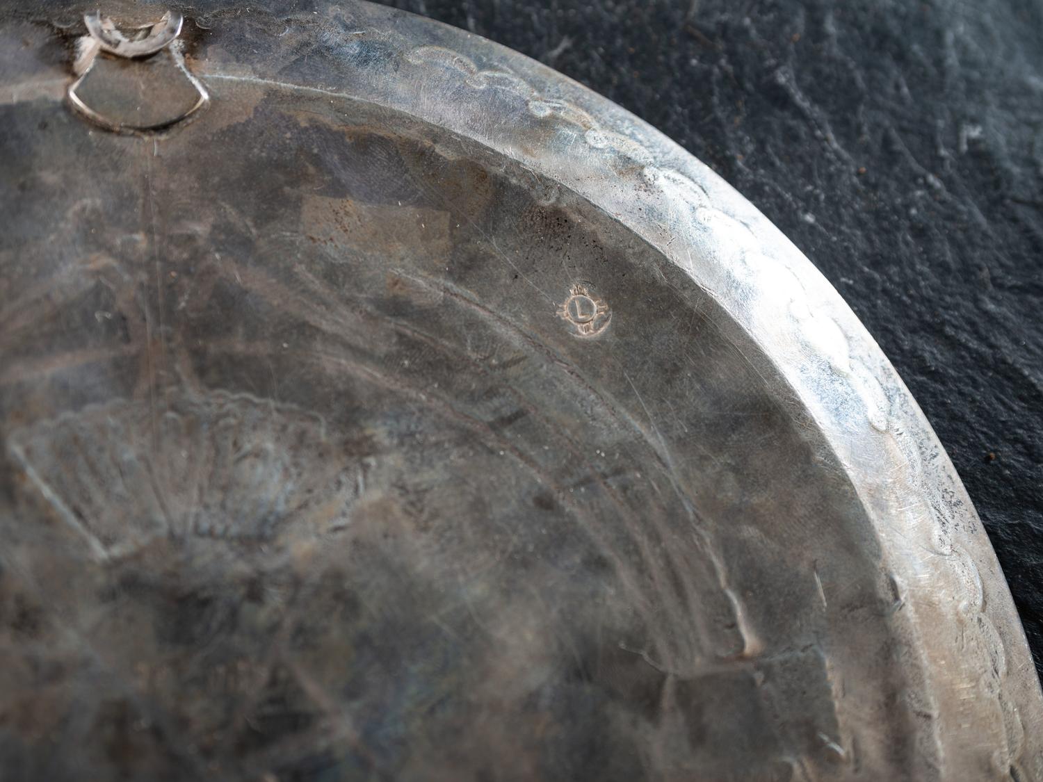 Silver Plaque, with Tipi and Rainbow Guardian