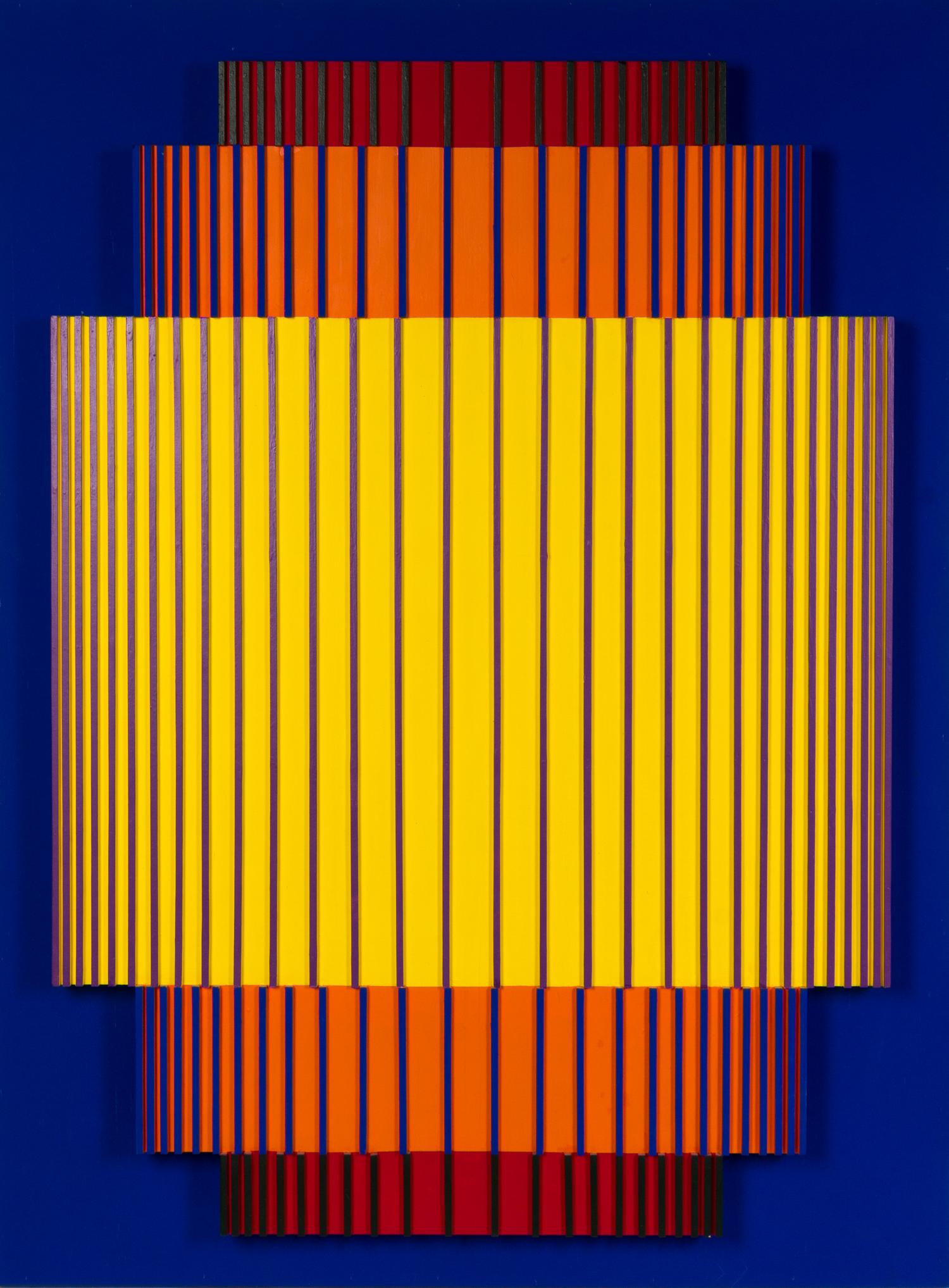 Richard Anuszkiewicz, (American, b. 1930), Masked Triad, 1993