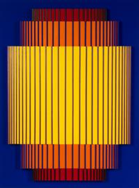 Richard Anuszkiewicz, (American, b. 1930), Masked Triad, 1993