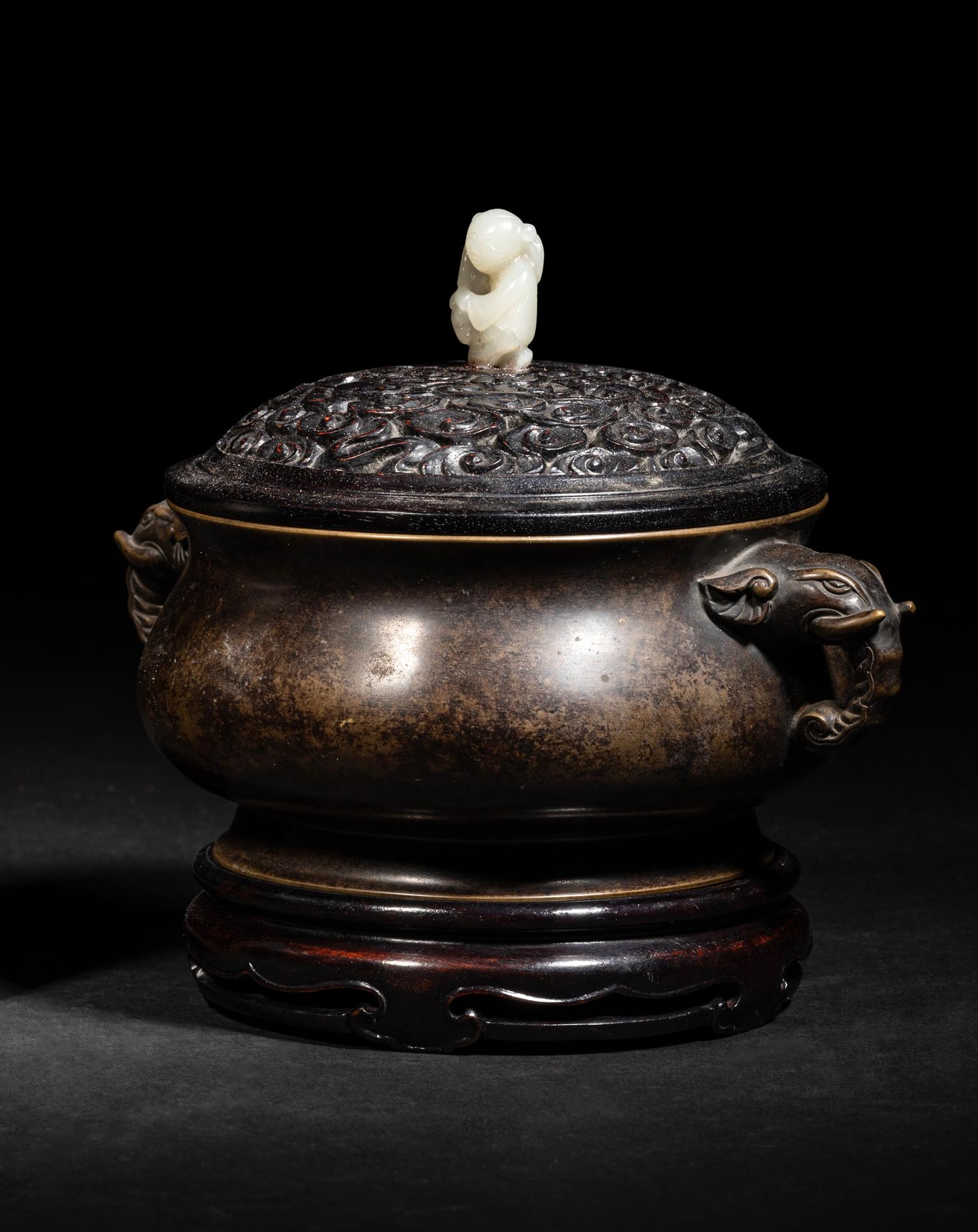 A Chinese Bronze Incense Burner