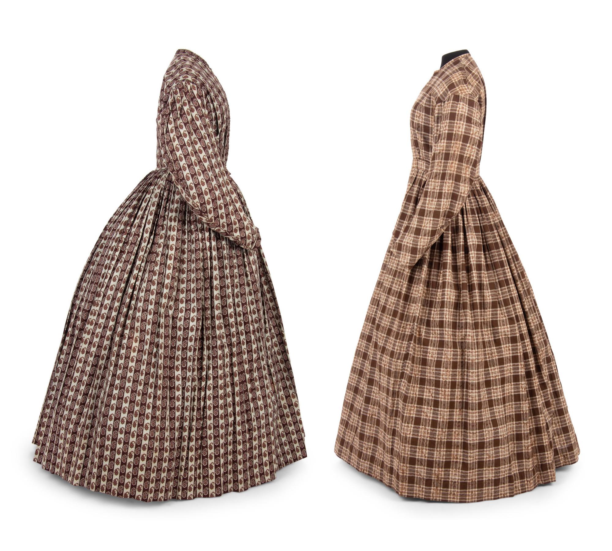 Two Day Dresses, 1860s