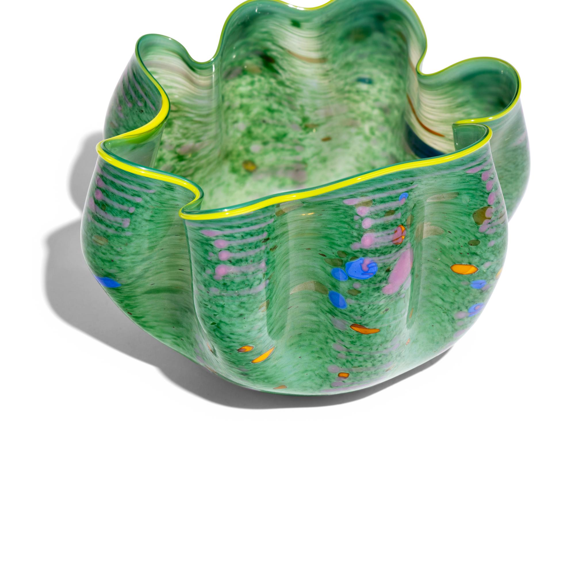 Green Macchia with Yellow Lip Wrap, 1982