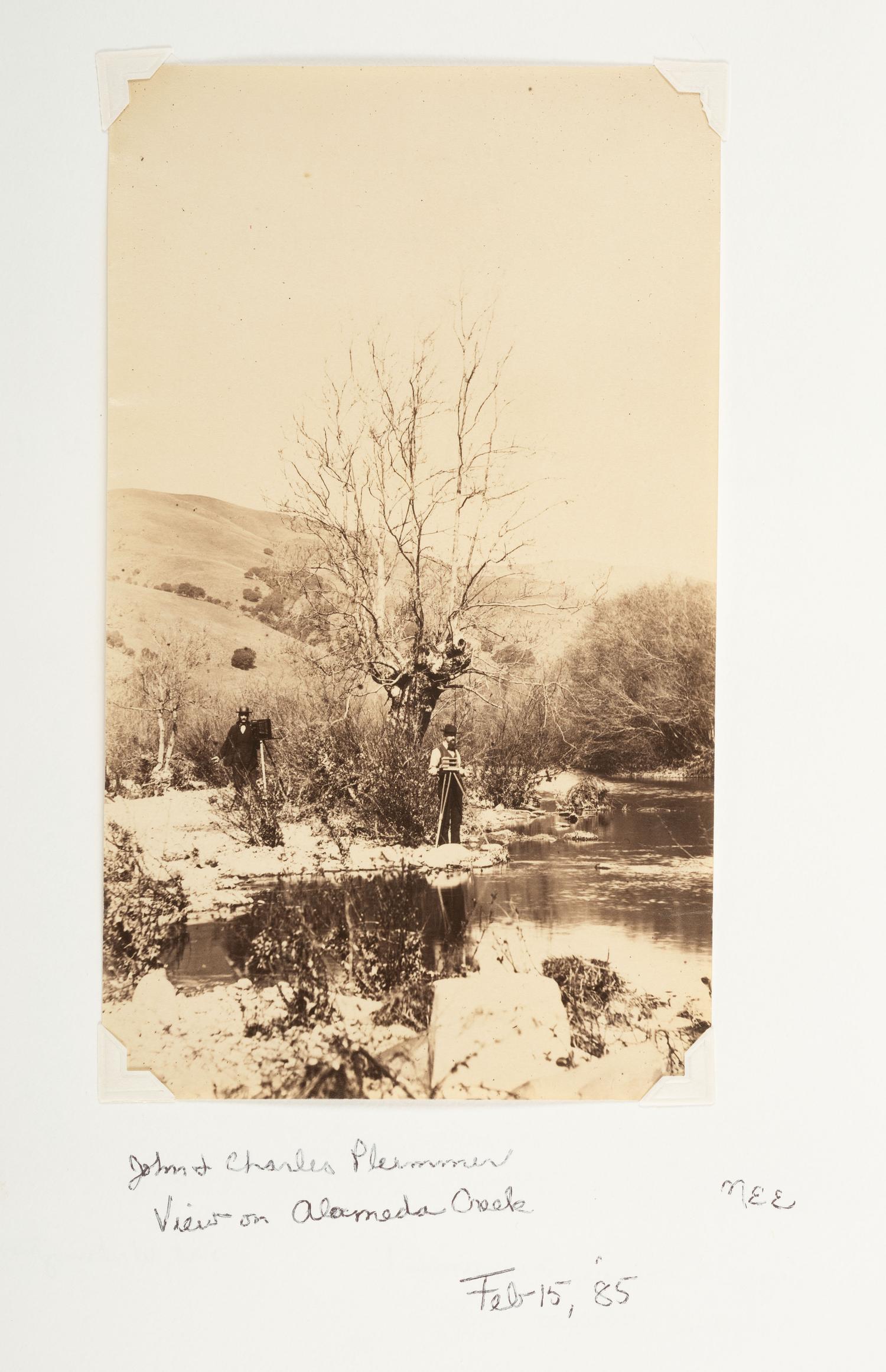 [EARLY PHOTOGRAPHY - WESTERN AMERICANA]. Album compiled by the Plummer family of San Francisco, featuring photographs of the Turk Island Salt Works, occupational scenes, and family events. Ca 1880s-1890s.
