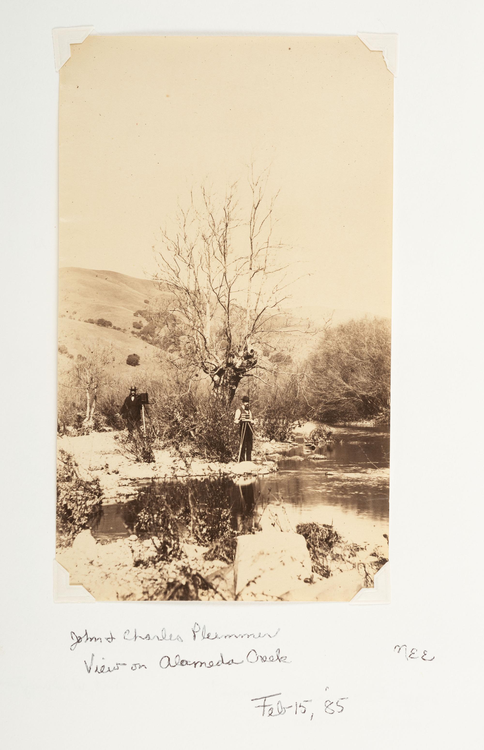 [EARLY PHOTOGRAPHY - WESTERN AMERICANA]. Album compiled by the Plummer family of San Francisco, featuring photographs of the Turk Island Salt Works, occupational scenes, and family events. Ca 1880s-1890s.