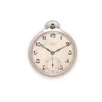 BUREN, PLATINUM AND DIAMOND POCKET WATCH
