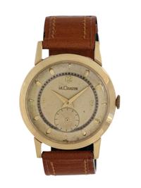 LeCOULTRE, VINTAGE, 14K YELLOW GOLD WRISTWATCH
