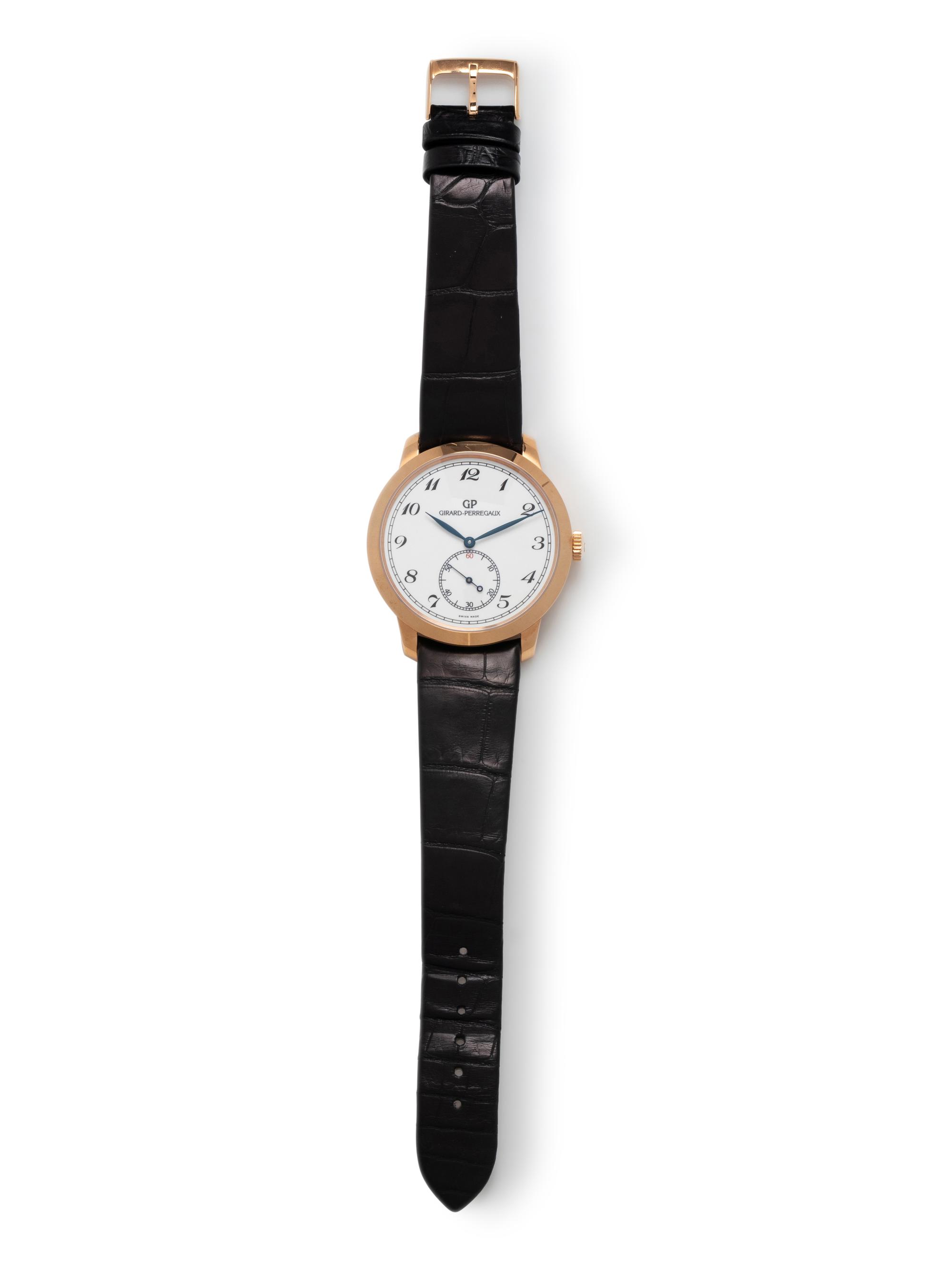 GIRARD-PERREGAUX, REF. 49534 18K ROSE GOLD '1966 SMALL SECONDS' WATCH