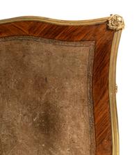 A Louis XV Style Gilt Bronze Mounted Kingwood Bureau Plat