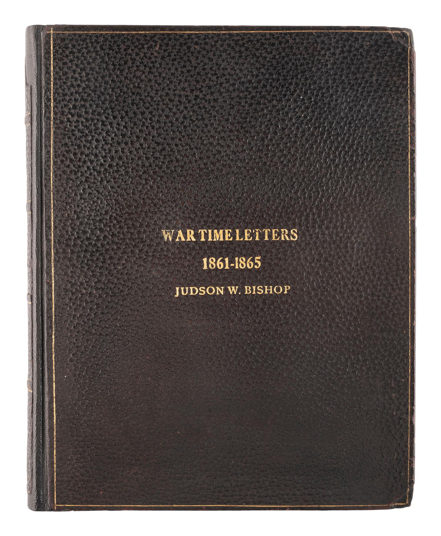 [CIVIL WAR]. Judson W. Bishop, 2nd Minnesota Infantry, Civil War archive incl. typed transcription of letters dating from 1861-1865 and related documents.