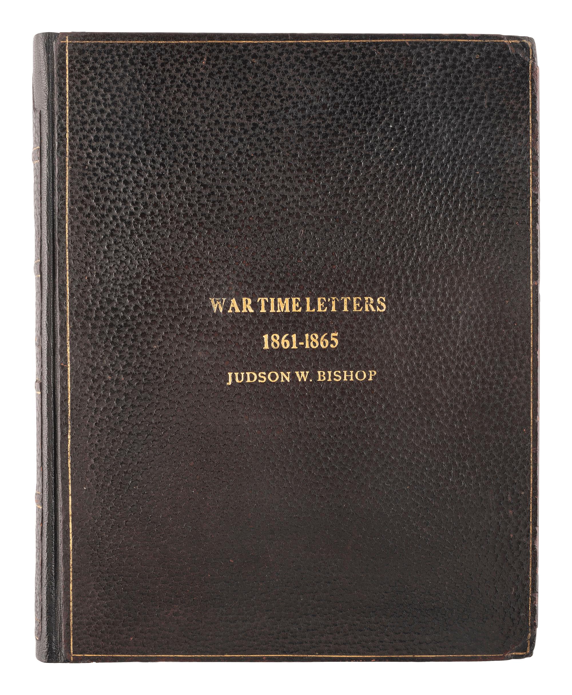 [CIVIL WAR]. Judson W. Bishop, 2nd Minnesota Infantry, Civil War archive incl. typed transcription of letters dating from 1861-1865 and related documents.