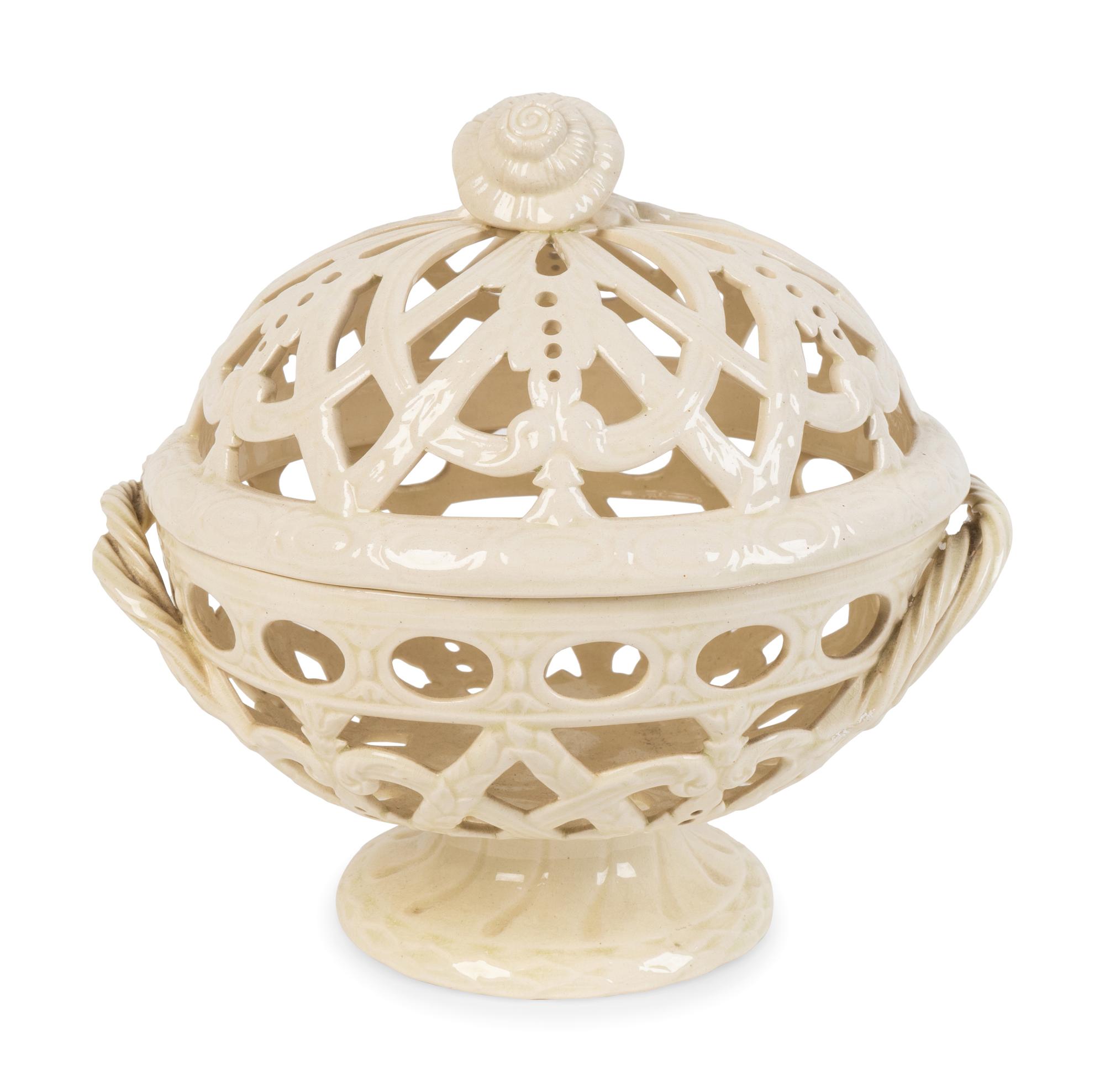A Wedgwood Lattice Creamware/ Queen's Ware Orange Bowl — CIRCA 1780s, ENGLAND
