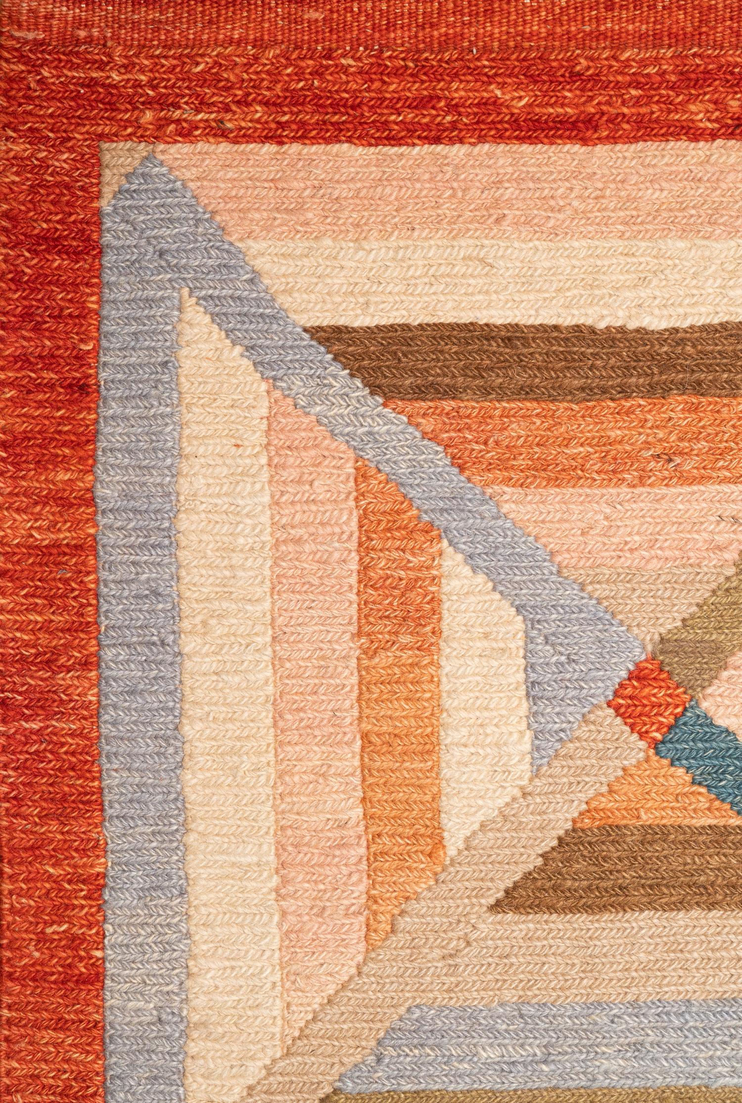 A Modern Soumak Wool Rug