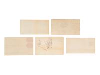 [EARLY PHOTOGRAPHY]. 11 photographic advertising imprints & puzzles, incl. E.&H.T. Anthony cover.