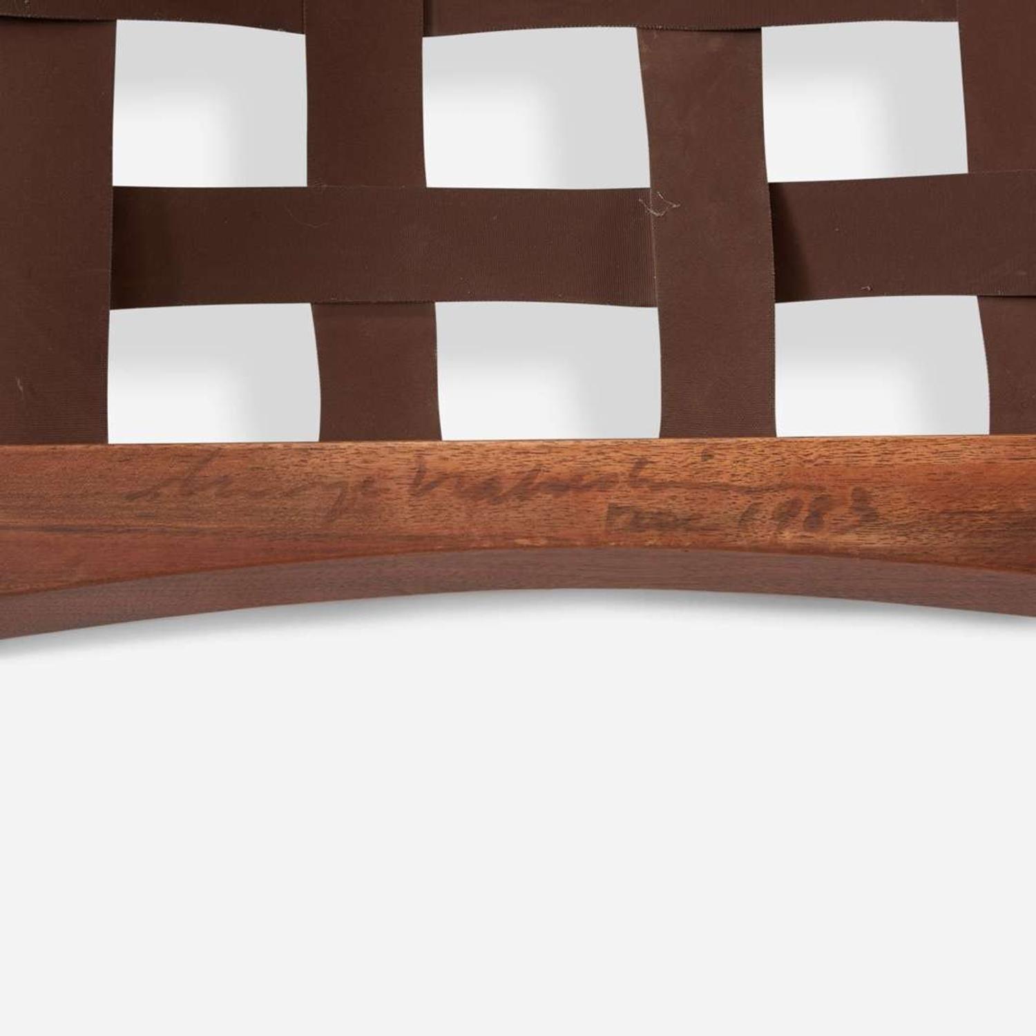 George Nakashima (American, 1905-1990) "Conoid" Cushion Lounge Chair, New Hope, Pennsylvania, 1983