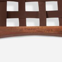 George Nakashima (American, 1905-1990) "Conoid" Cushion Lounge Chair, New Hope, Pennsylvania, 1983