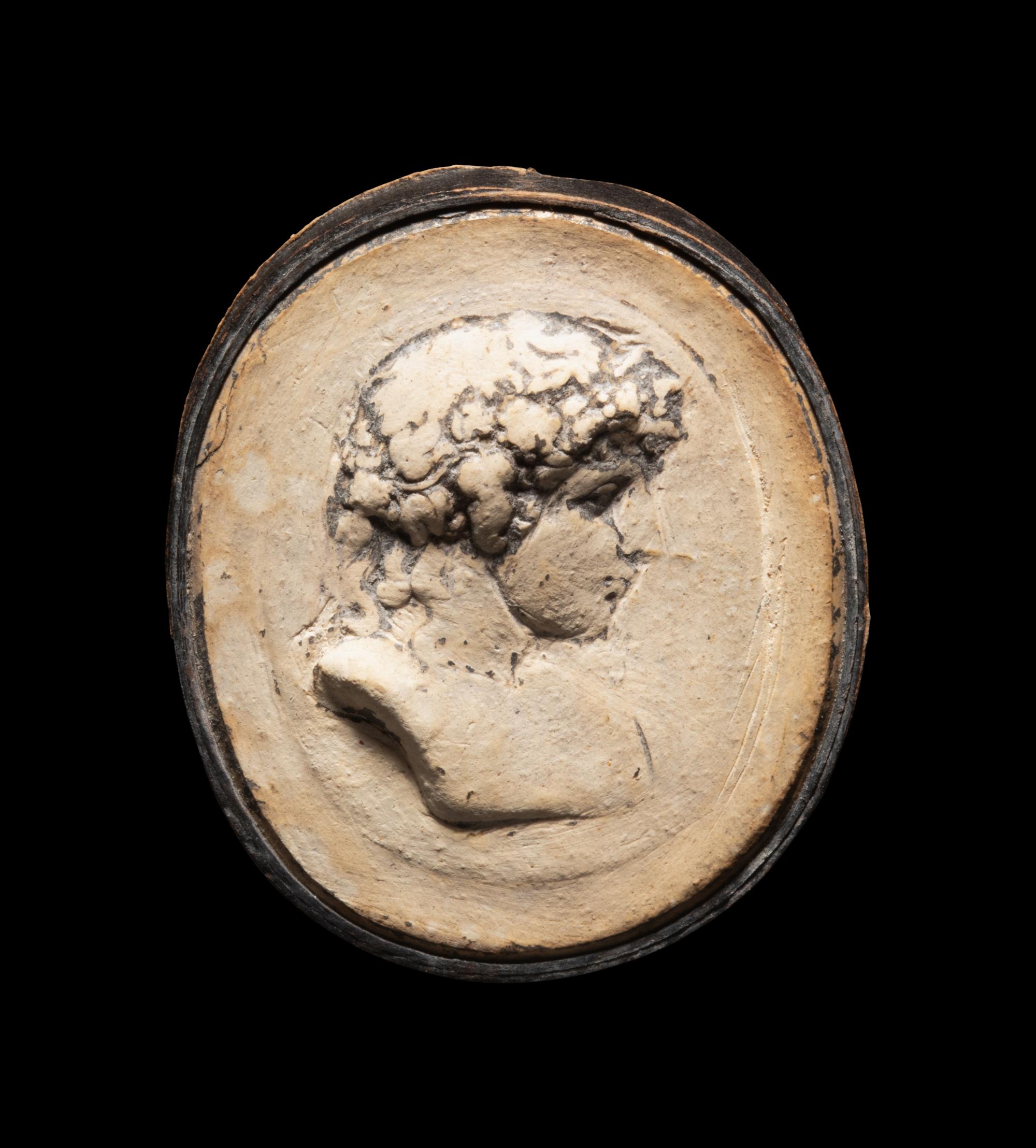A Grand Tour Plaster Intaglio — 19TH CENTURY