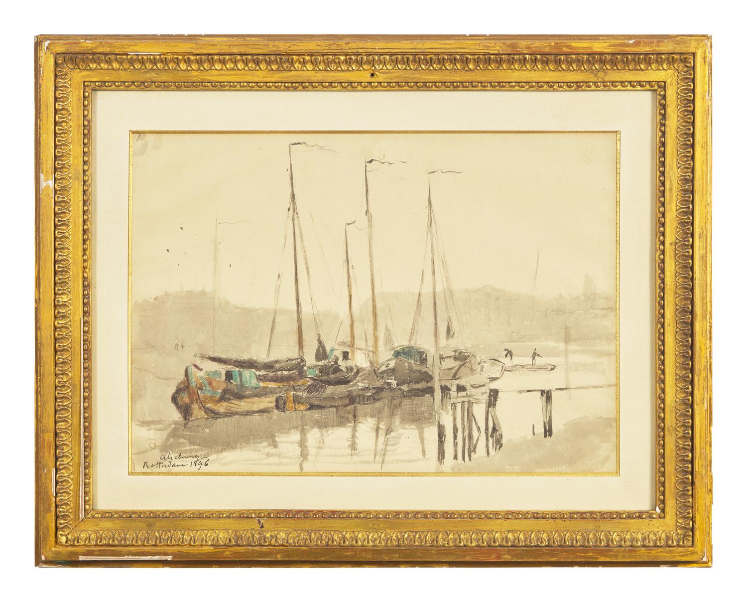 Terre et Mer (Rotterdam) (A Double-Sided Work) , 1896