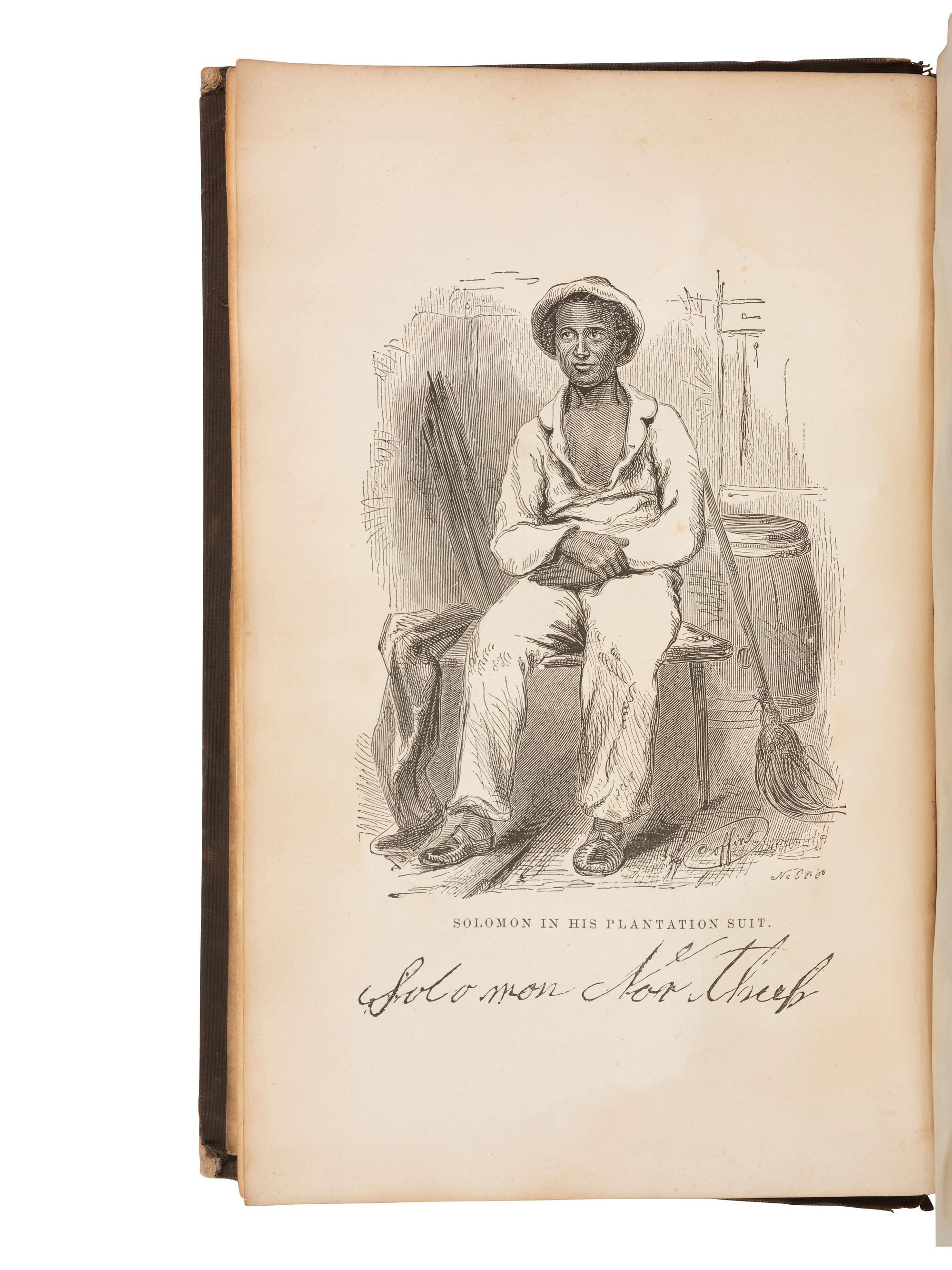 [ENSLAVEMENT]. NORTHUP, Solomon. Twelve Years a Slave. New York and Auburn, 1855.