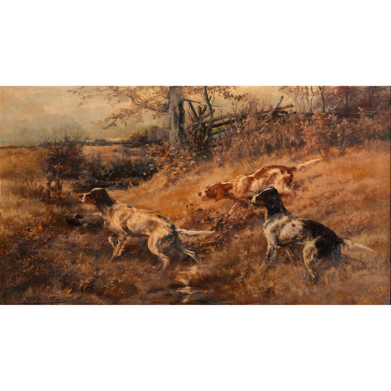 Scene with Sporting Dogs
