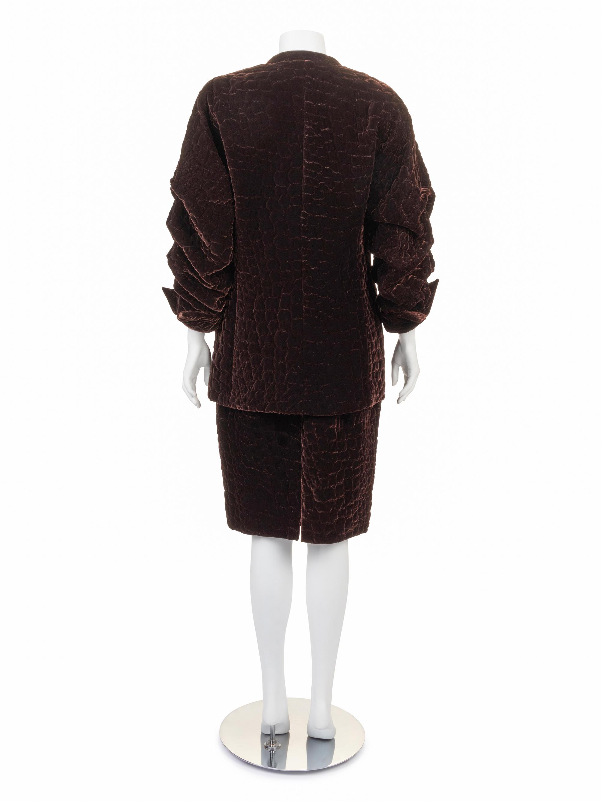 Gianfranco Ferre Quilted Ensemble, 1980-90s