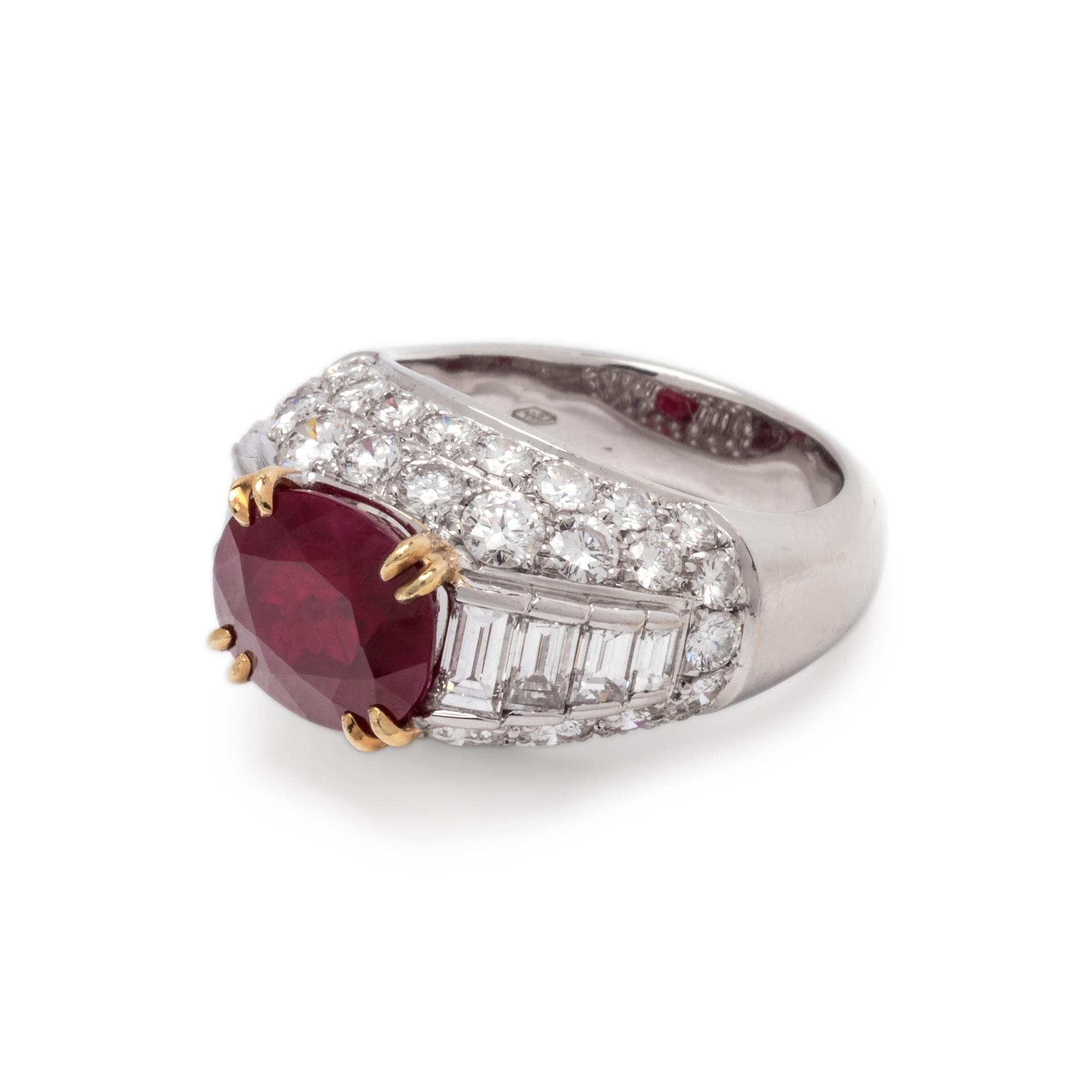 RUBY AND DIAMOND RING