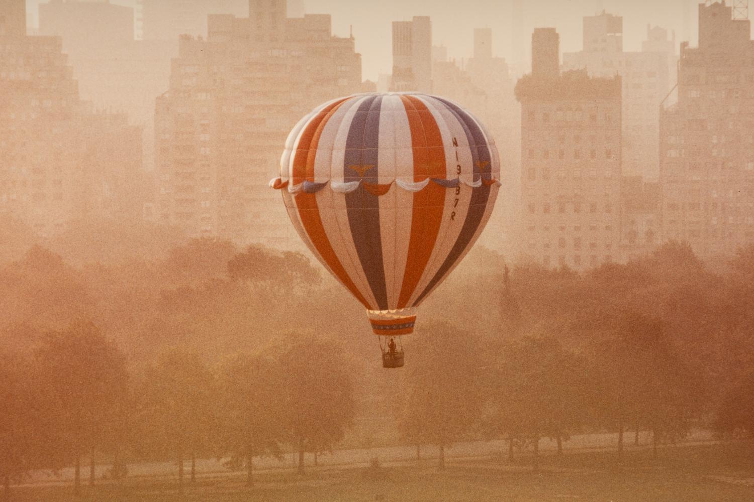 Ruth Orkin (1921-1985) Balloon over Sheep Meadow, Central Park, 1971