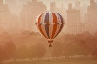 Ruth Orkin (1921-1985) Balloon over Sheep Meadow, Central Park, 1971