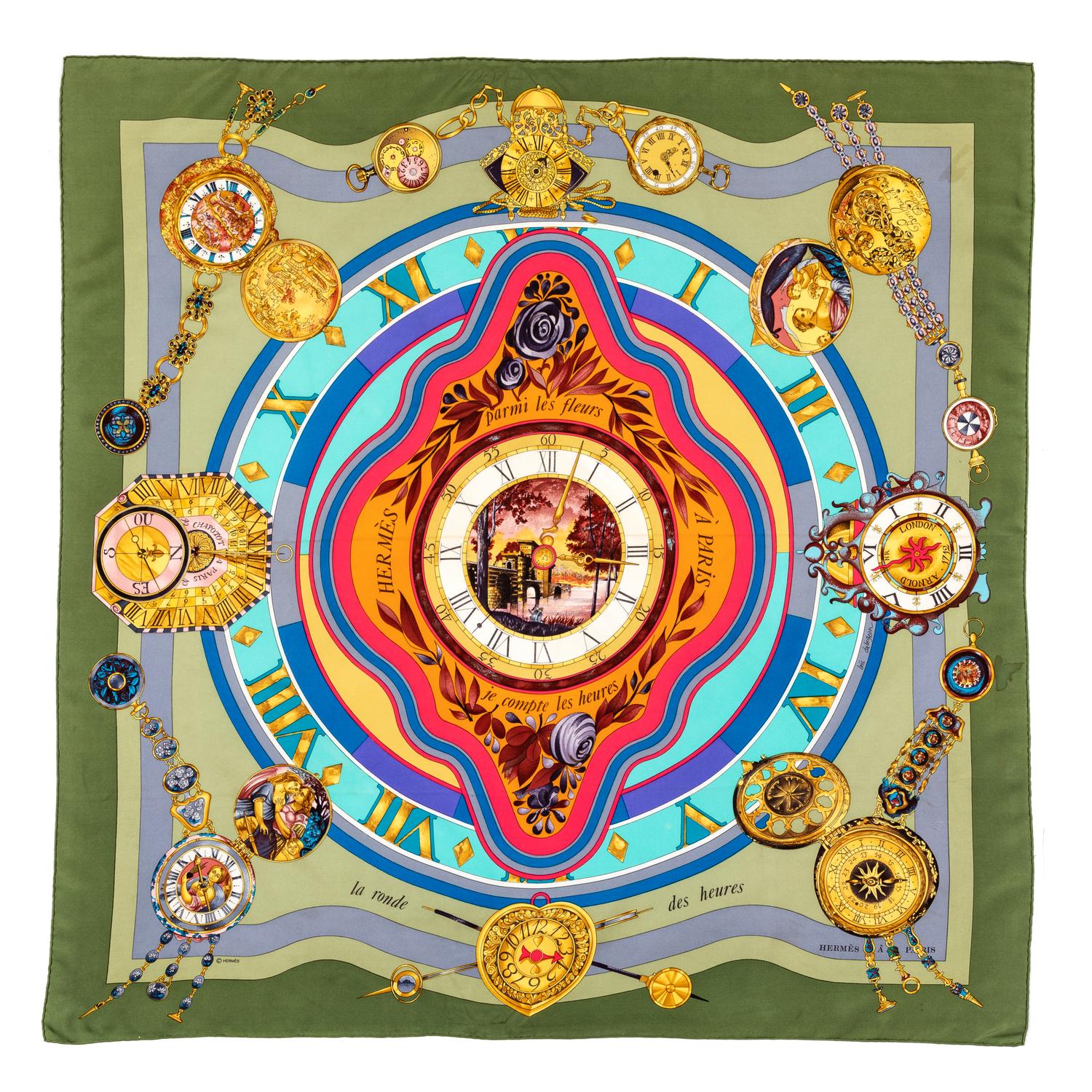 Hermès 90cm Silk Scarf