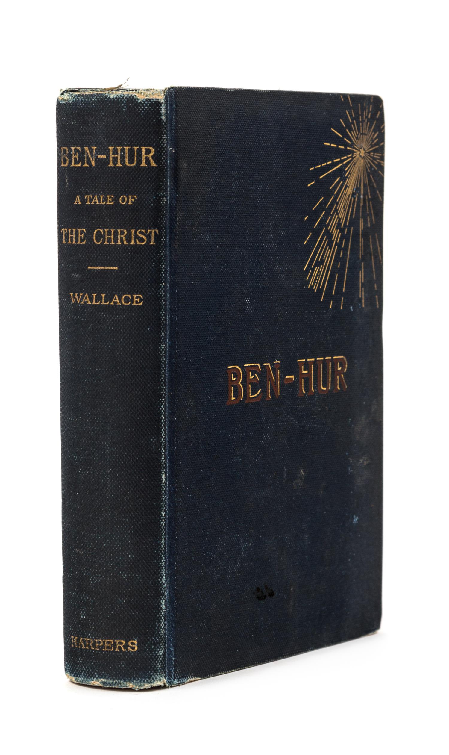 WALLACE, Lew (1827-1905). Ben Hur: A Tale of the Christ. New York, Harper & Brothers, n.d. [but after 1883].