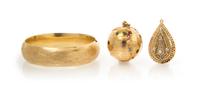 A Collection of Yellow Gold, Diamond and Multi Gem Jewelry, 34.30 dwts.