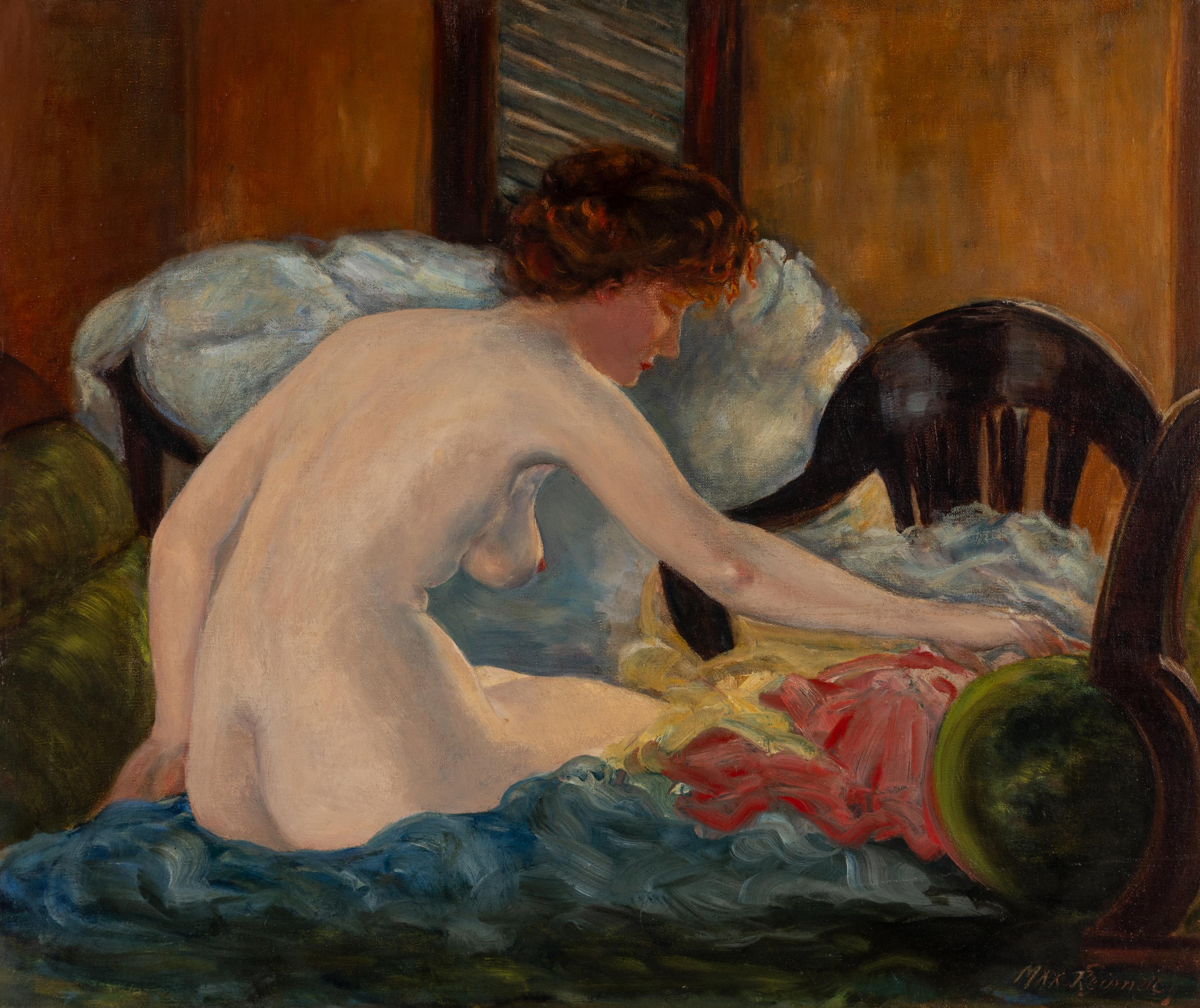Max Reimer (German, b. 1877) — Seated Nude