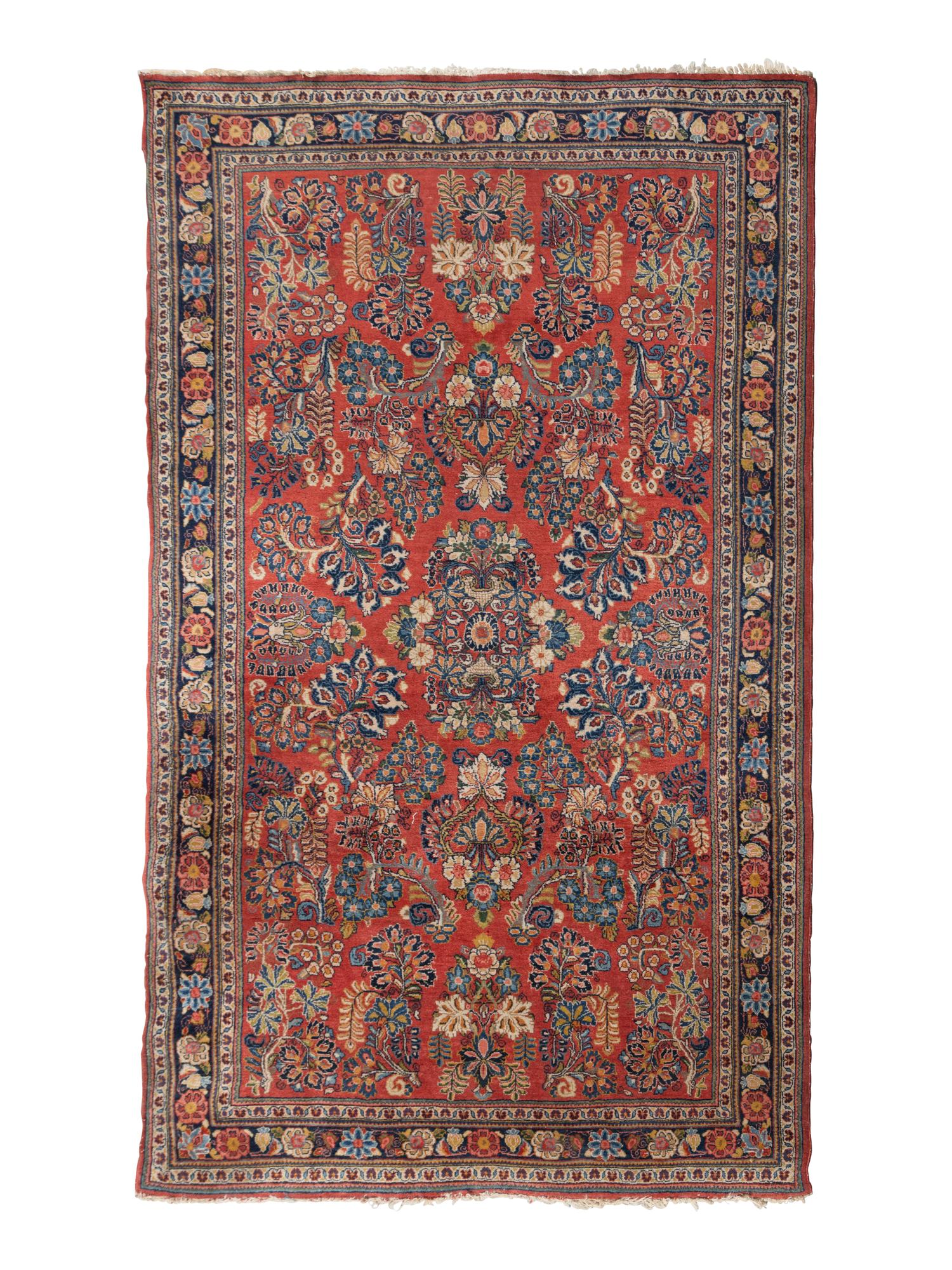 A Sarouk Wool Rug