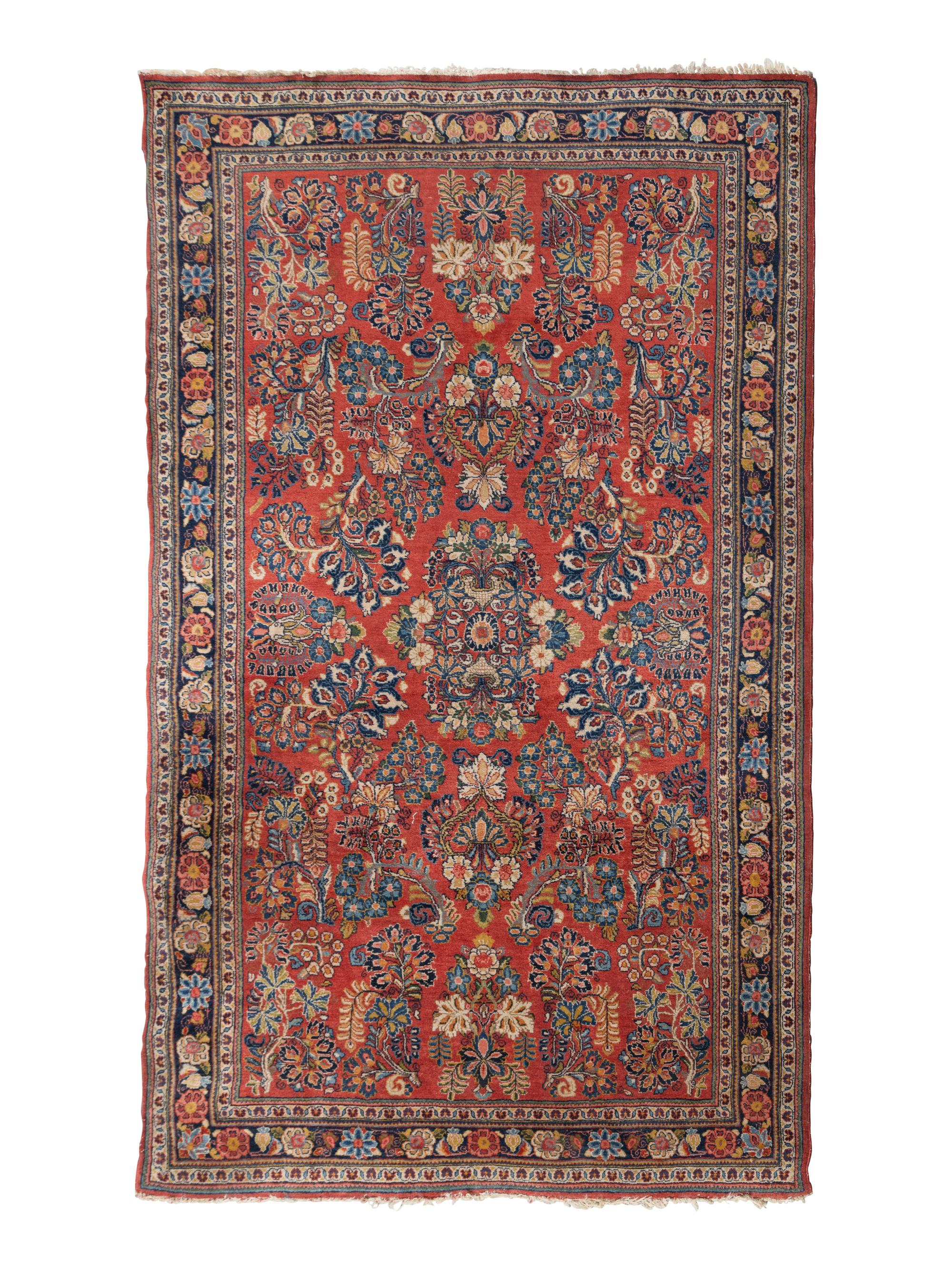 A Sarouk Wool Rug