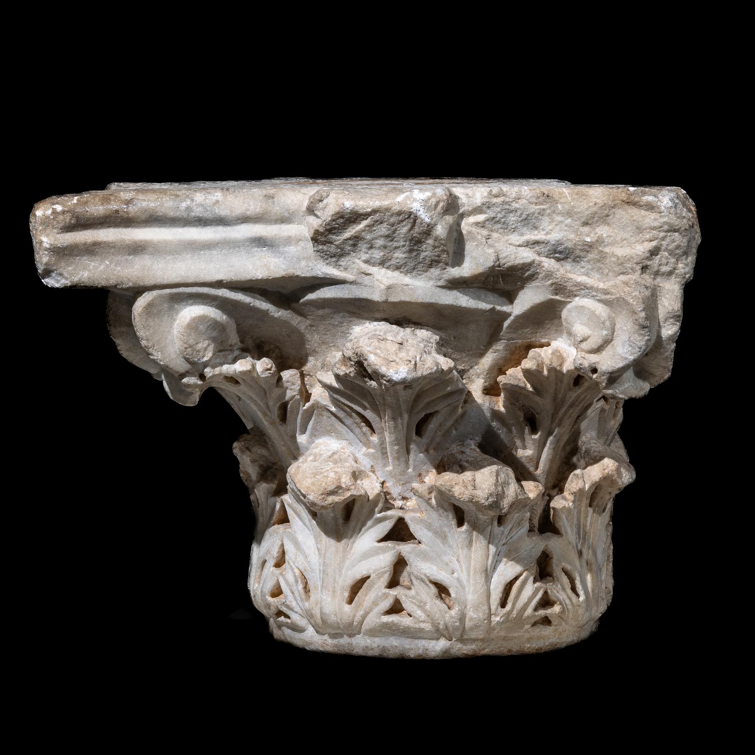 A Roman Marble Capital
