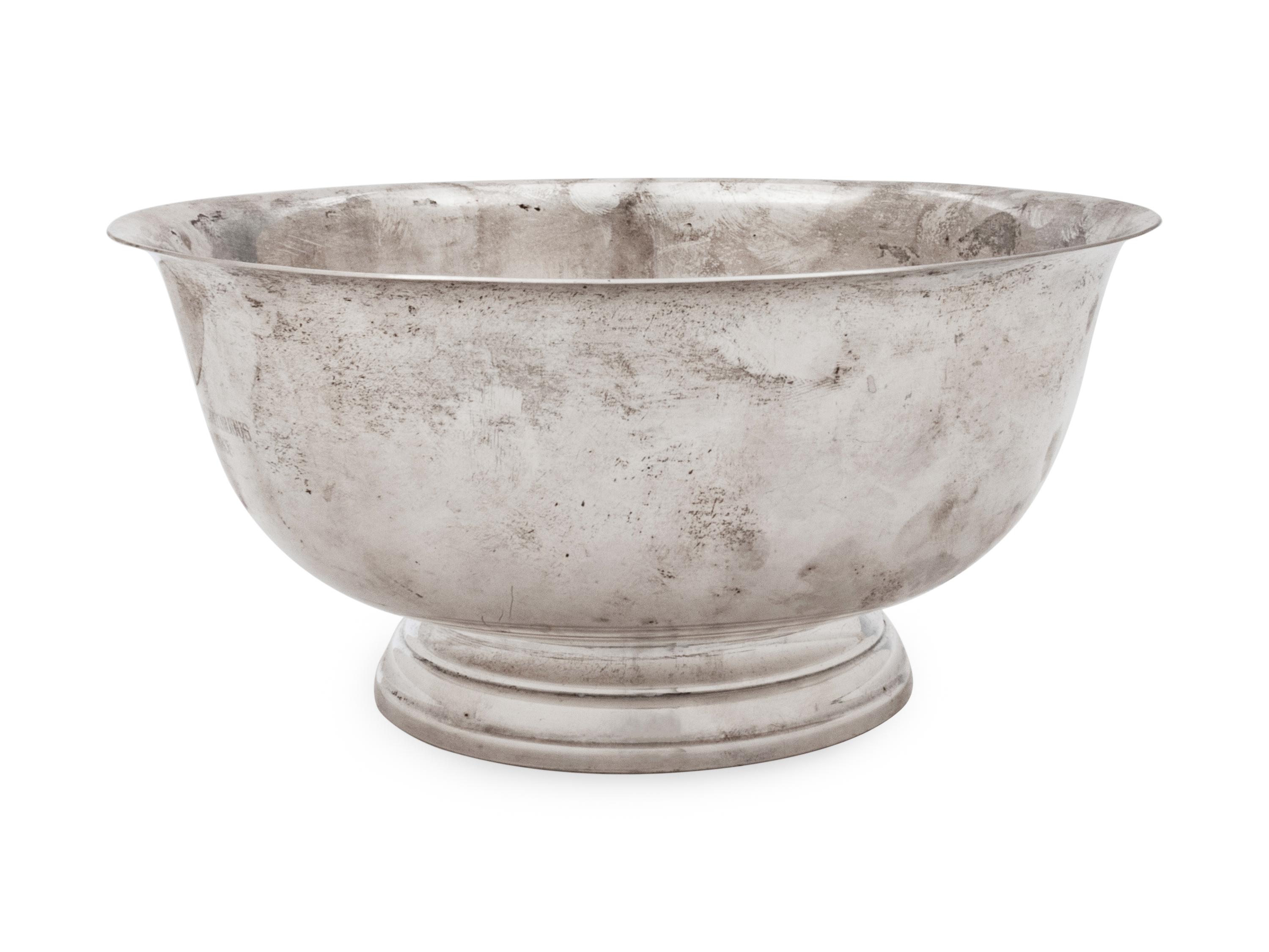 An American Silver Revere Bowl