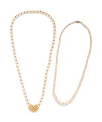 A Collection of Cultured Pearl Necklaces,