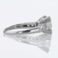 A Platinum and Diamond Ring 1.93 Carat Old European-Cut Diamond, GIA Certified
