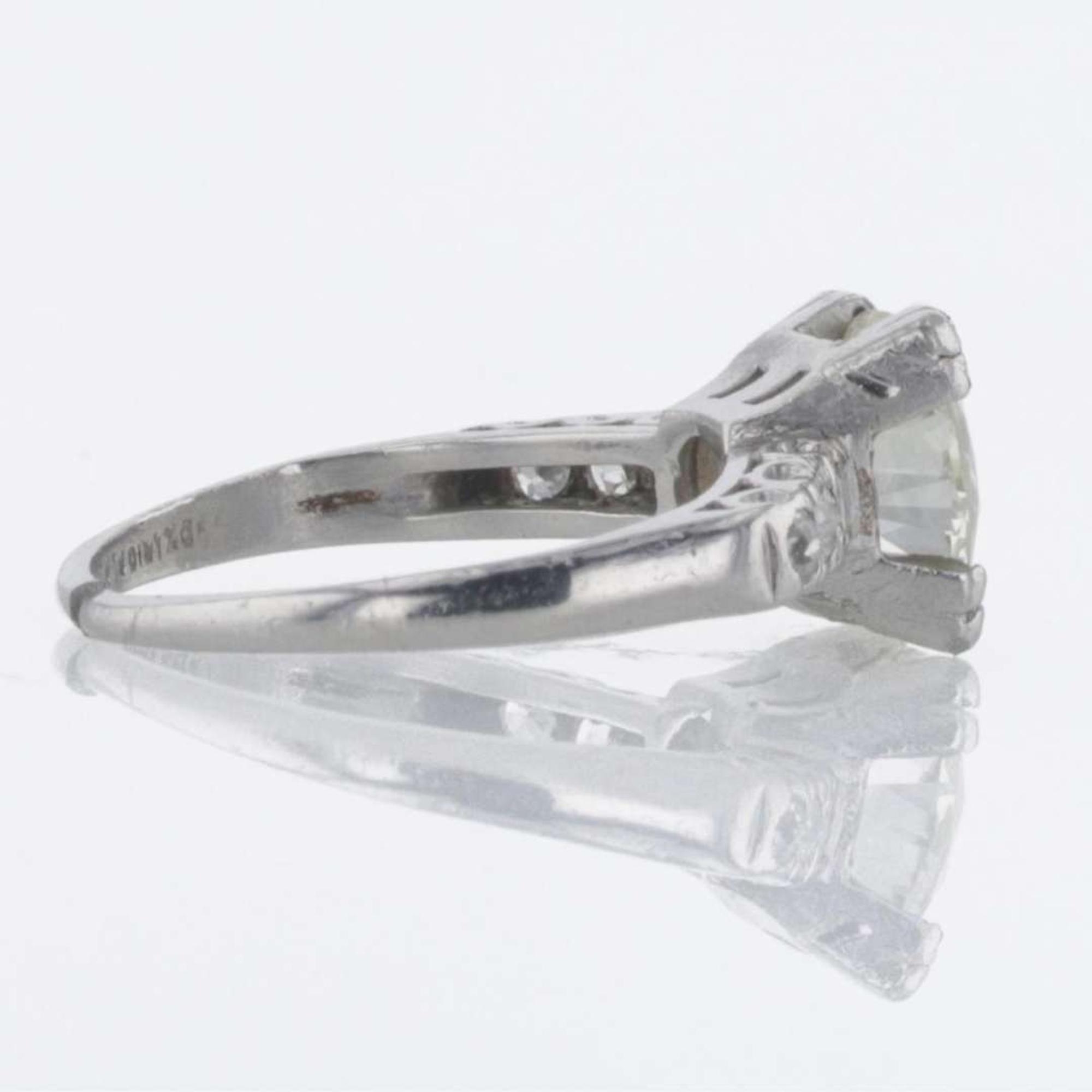 A Platinum and Diamond Ring 1.93 Carat Old European-Cut Diamond, GIA Certified