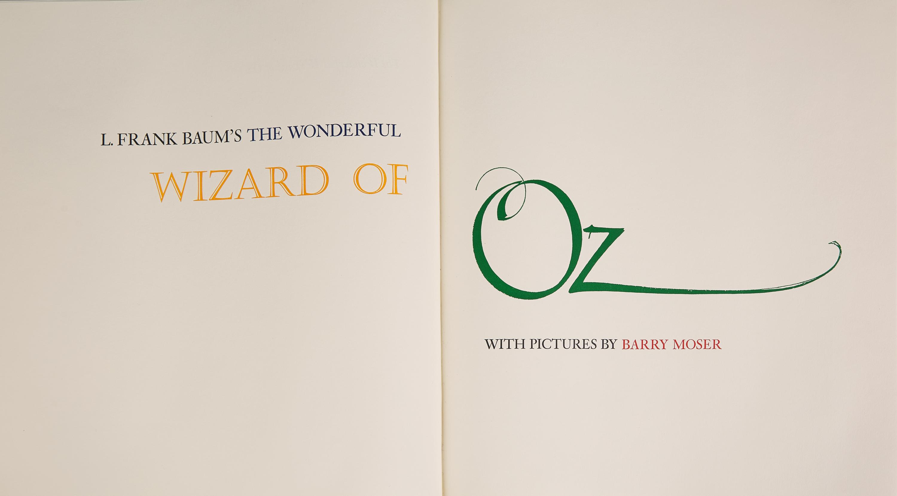 [Moser, Barry] Baum, L. Frank. The Wonderful Wizard of Oz