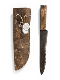 Cheyenne Beaded Knife Sheath, with Knife
