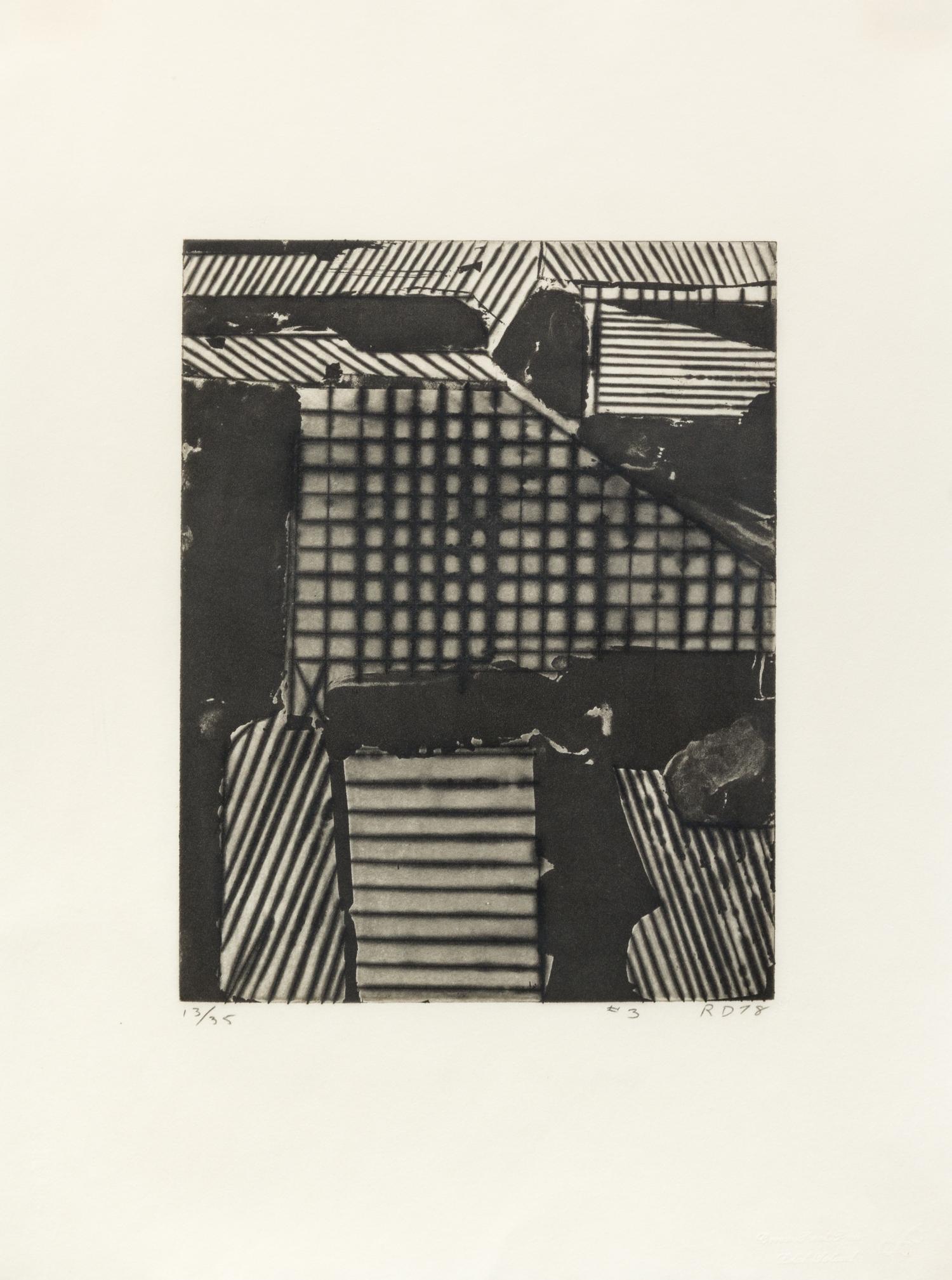 Richard Diebenkorn, (American, 1922-1993), Five Aquatints with Drypoint: #3, 1978
