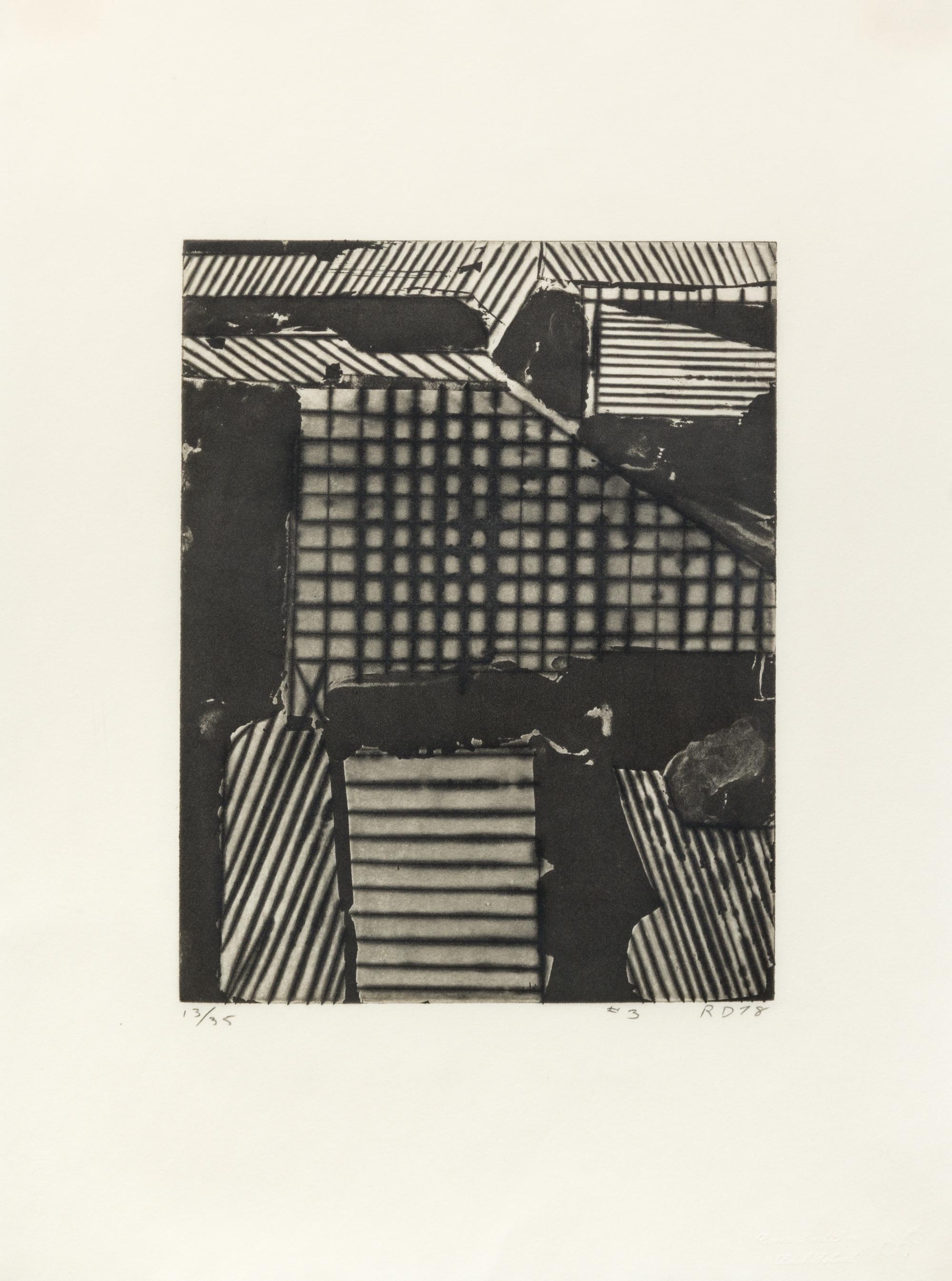 Richard Diebenkorn, (American, 1922-1993), Five Aquatints with Drypoint: #3, 1978