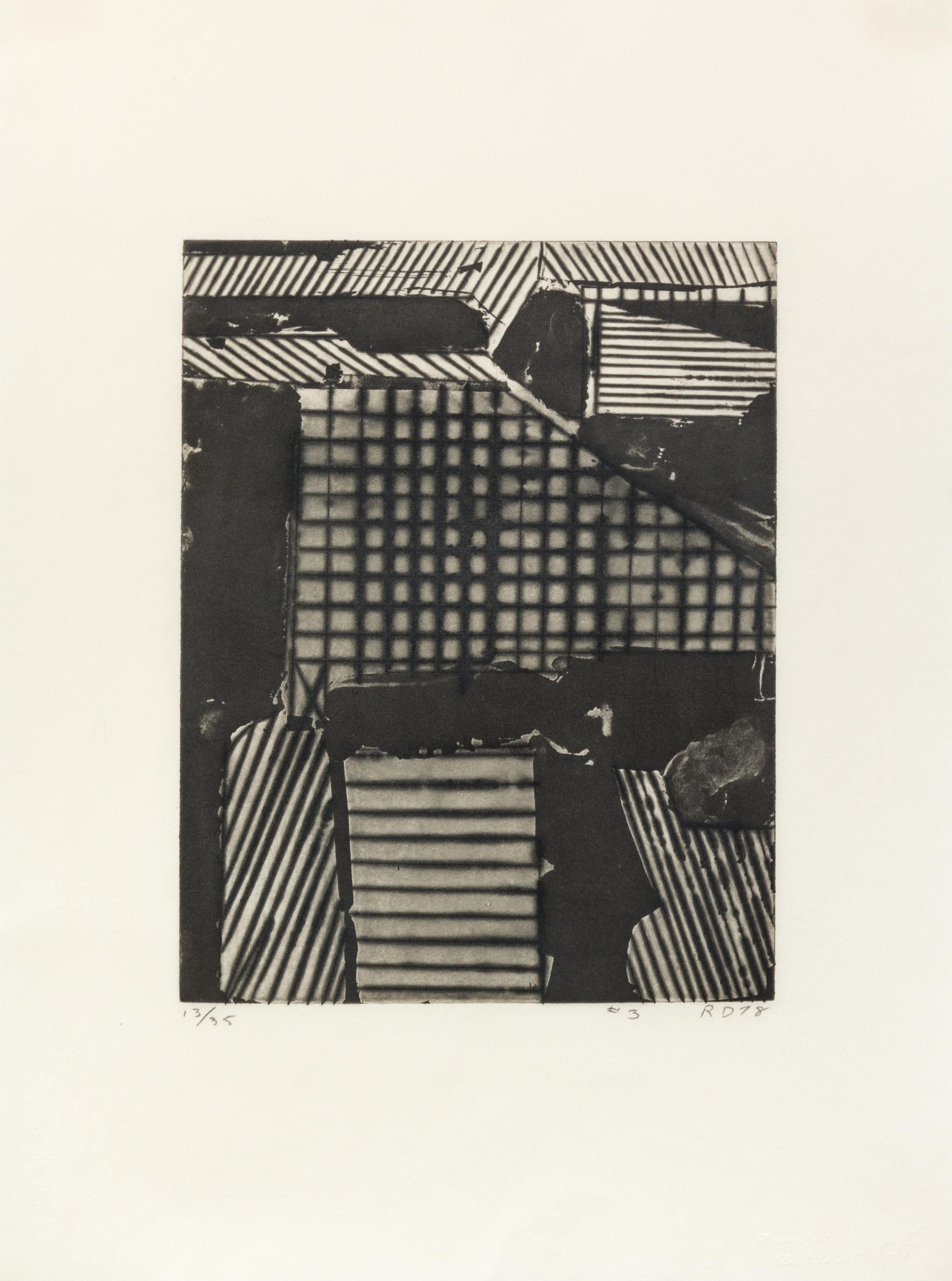 Richard Diebenkorn, (American, 1922-1993), Five Aquatints with Drypoint: #3, 1978